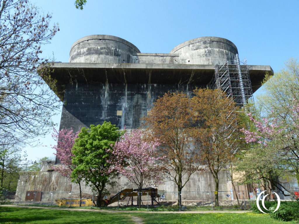 Flakturm Type VI G - Hochbunker at Wilhelmsburg, Hamburg, Germany