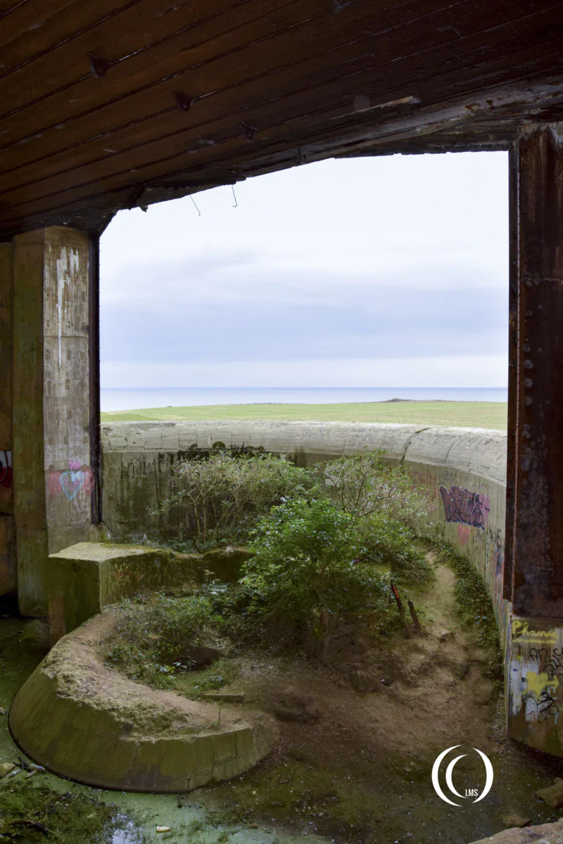 Batterie Todt Turm IV embrasure