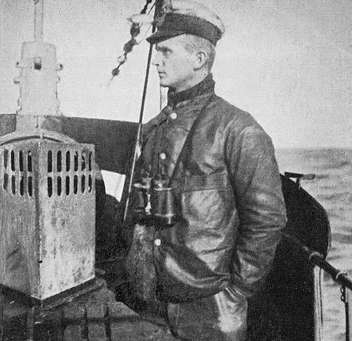 Oberleutnant zur See, Karl Dönitz as Watch Officer of U-39