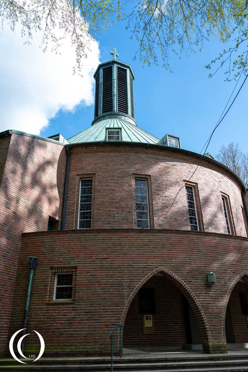 Church at the Waldfriedhof Aumühle in Aumühle, Germany