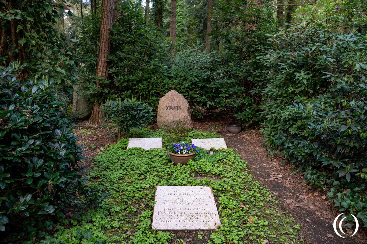 The Grave of Grand Admiral Karl Dönitz at Friedhof Aumühle, Germany