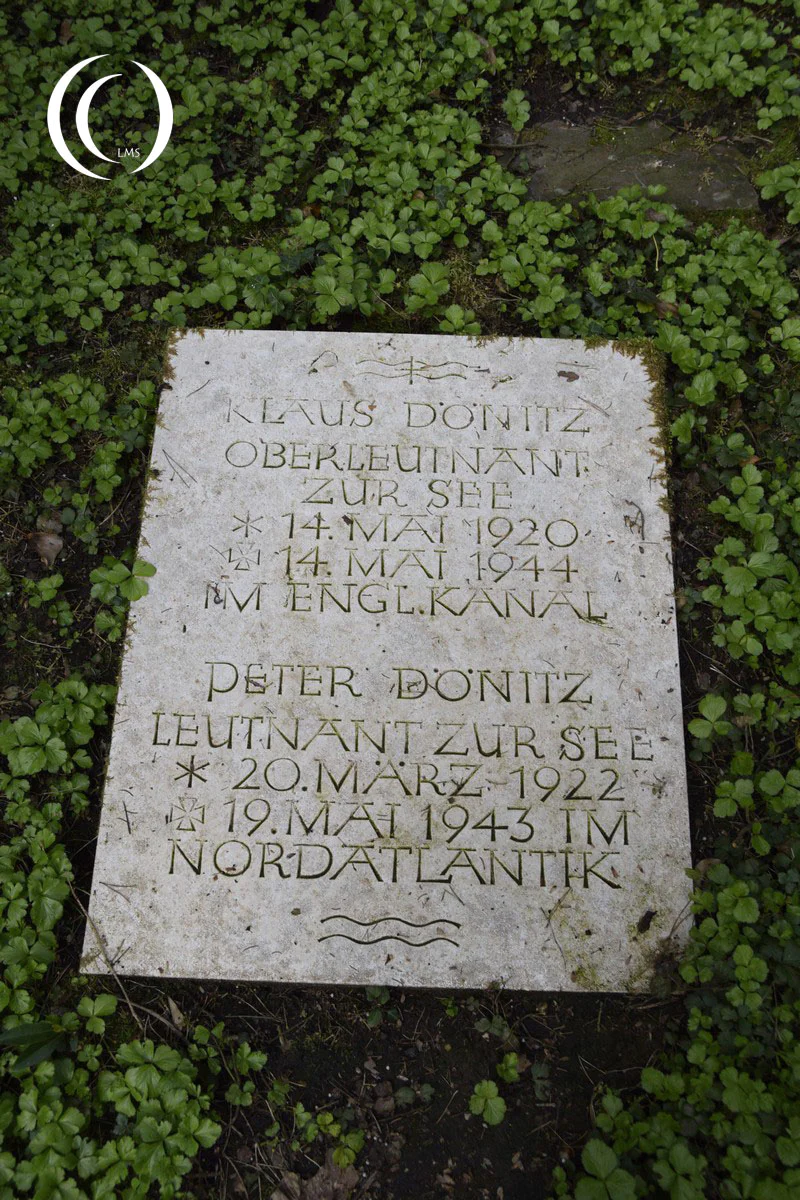 The Graves Klaus Dönitz and Peter Dönitz, the sons of Grand Admiral Karl Dönitz