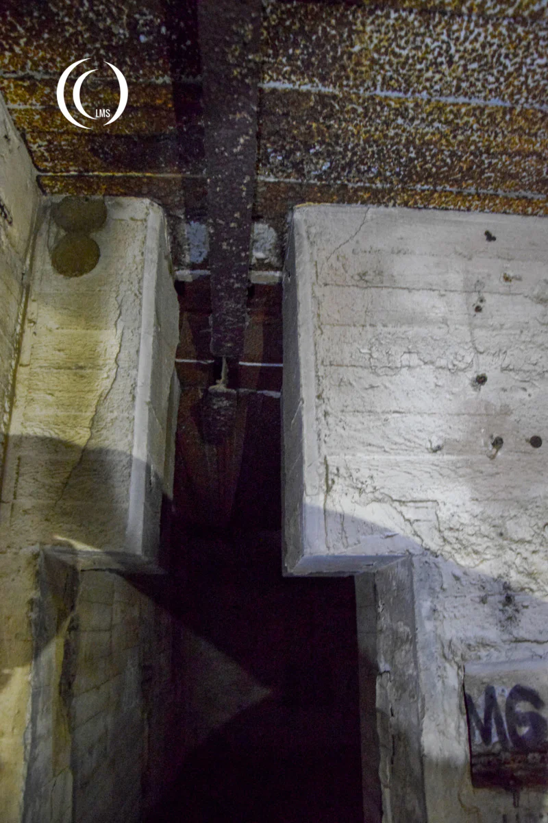 Batterie Todt Ammunitions room monorail