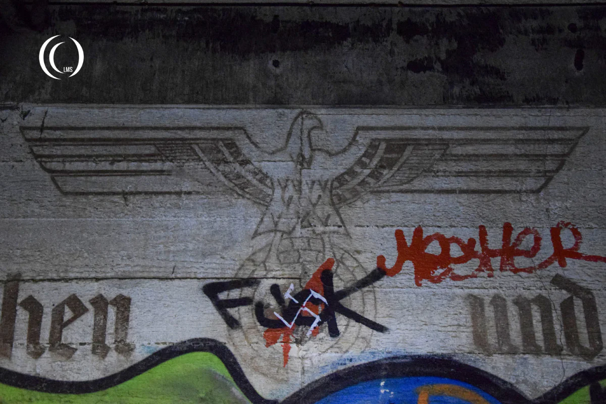 WW2 mural painting detail