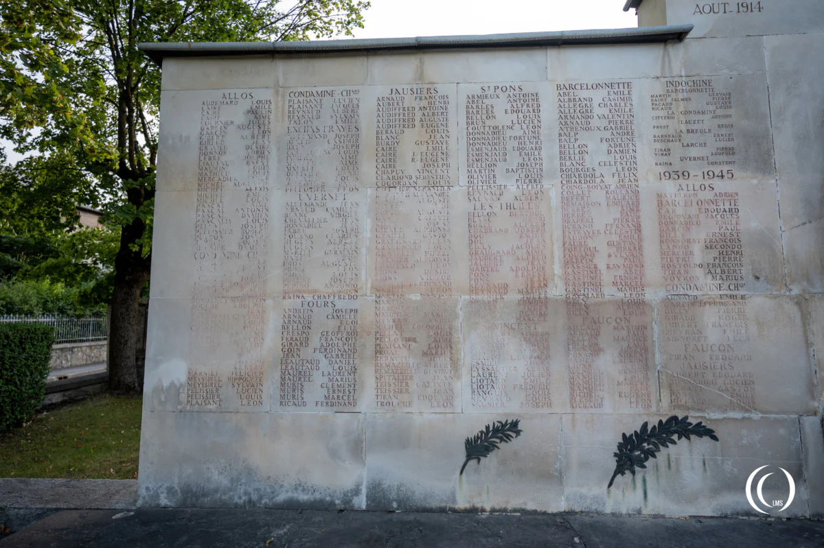 Monument aux Morts Barcelonnette