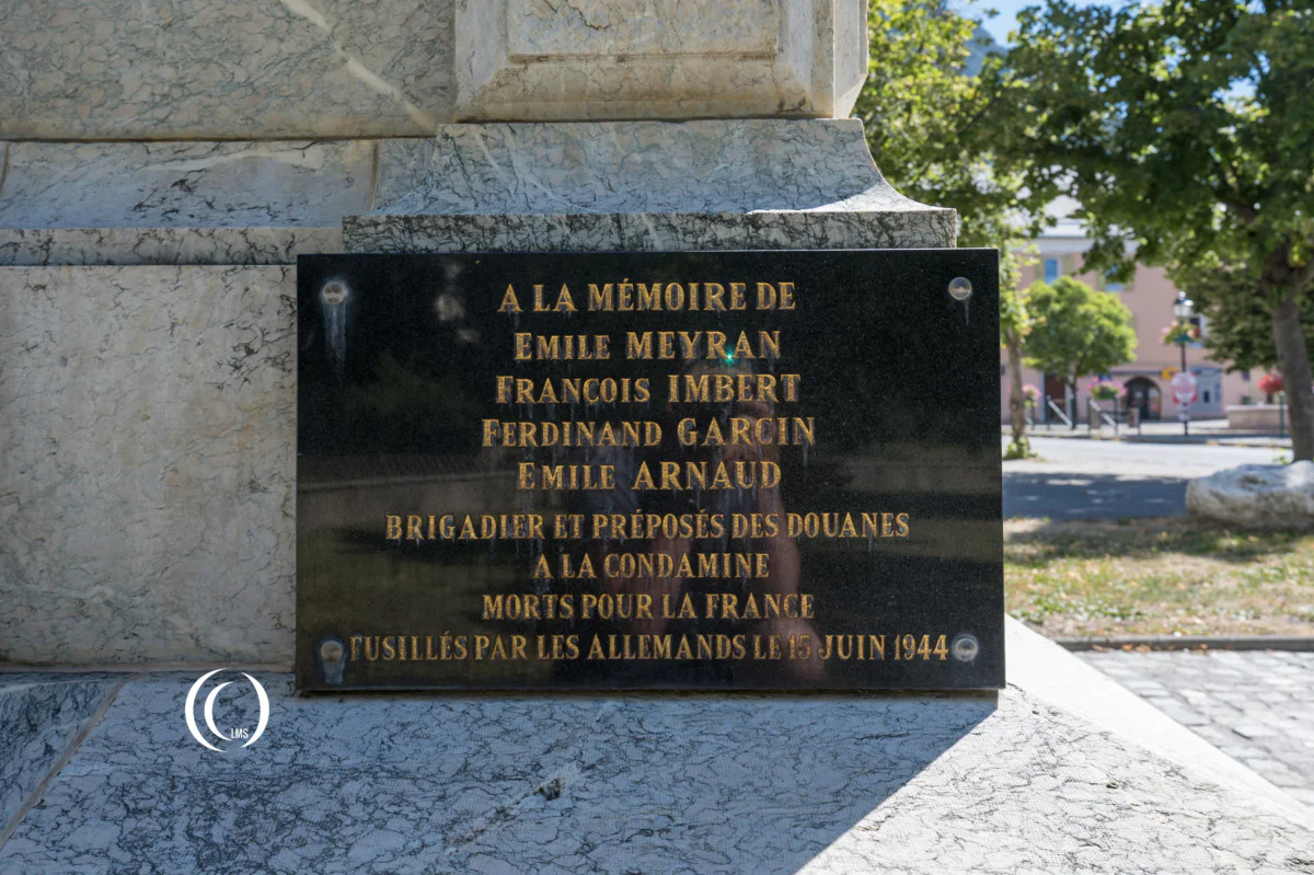 Execution douaniers Jausiers 15 June 1944