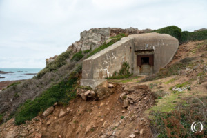Widerstandsnest 55 l‘Oeiliere – German Resistance nest near La Pulente, Saint Brélade, Jersey – United Kingdom