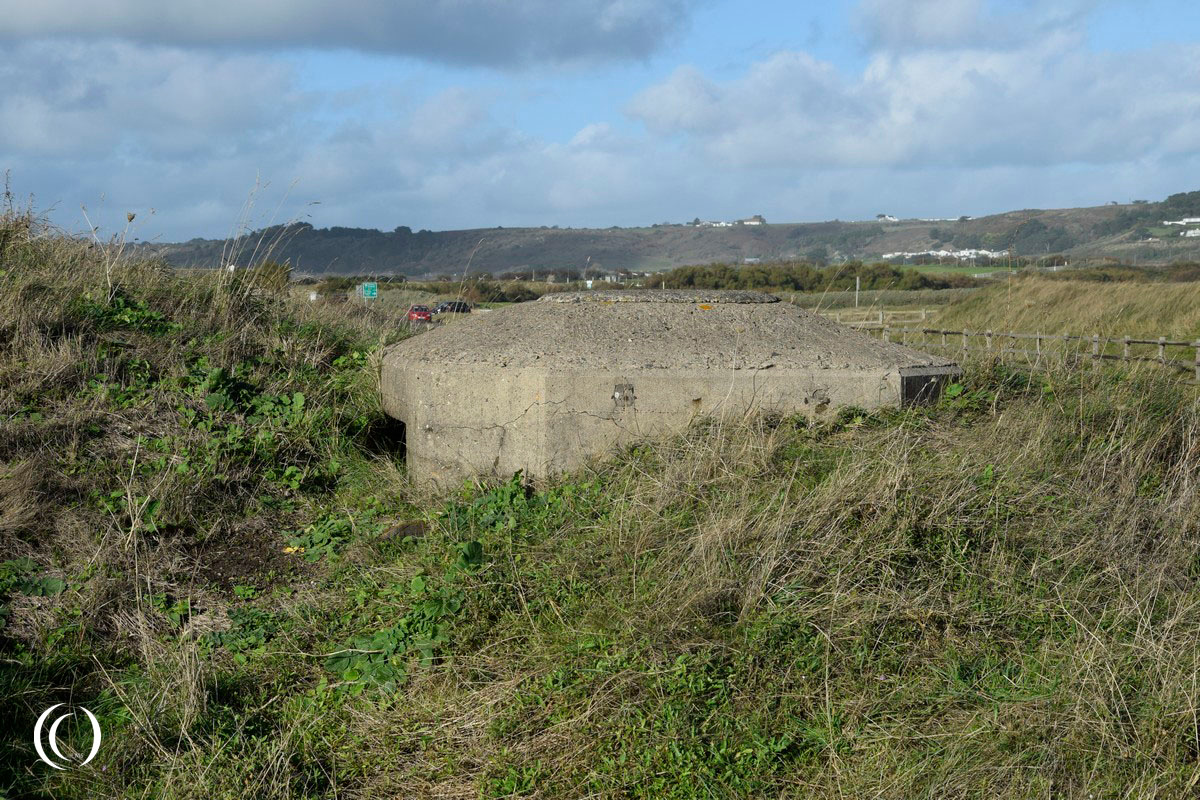 6-Schartentürm WaKoFest type bunker for machineguns at Widerstandsnest Steps Punkt 43 - Jersey , United Kingdom
