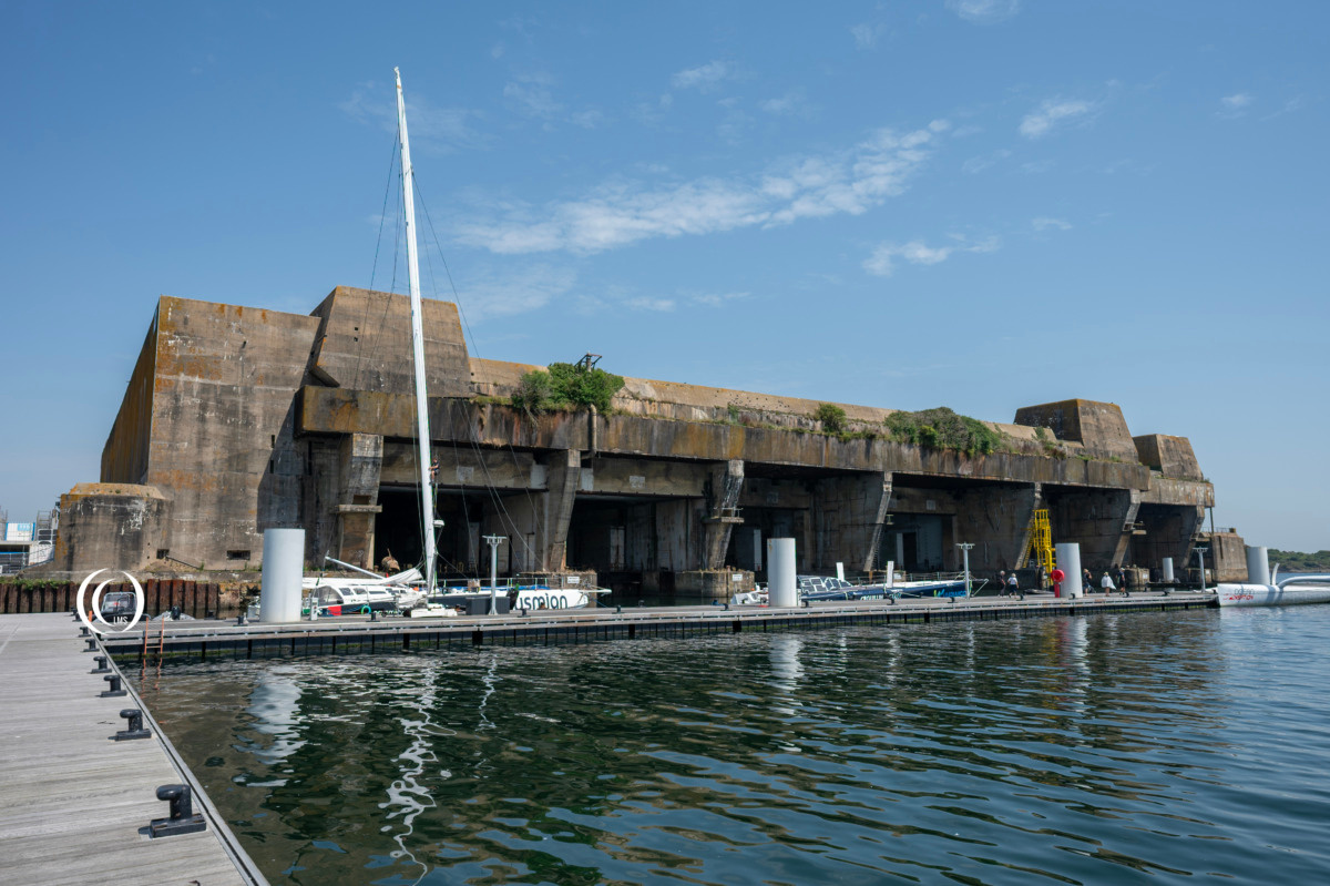 A German U-Boat Bunker in Lorient