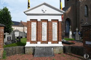 Monument to the fallen of Oeselgem during the Battle of the Lye – Oeselgem, Belgium