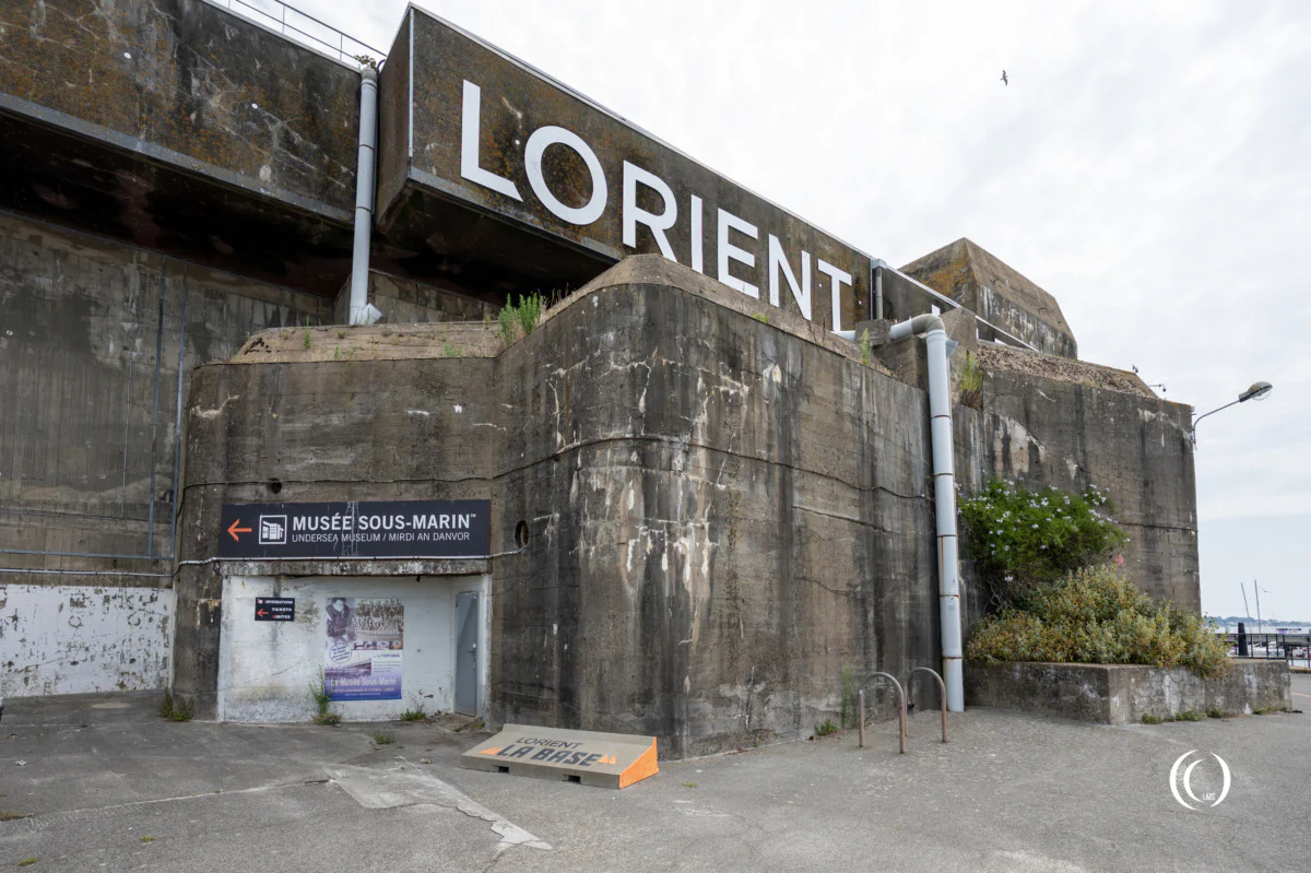 The back of the defense bunker of Keroman 1