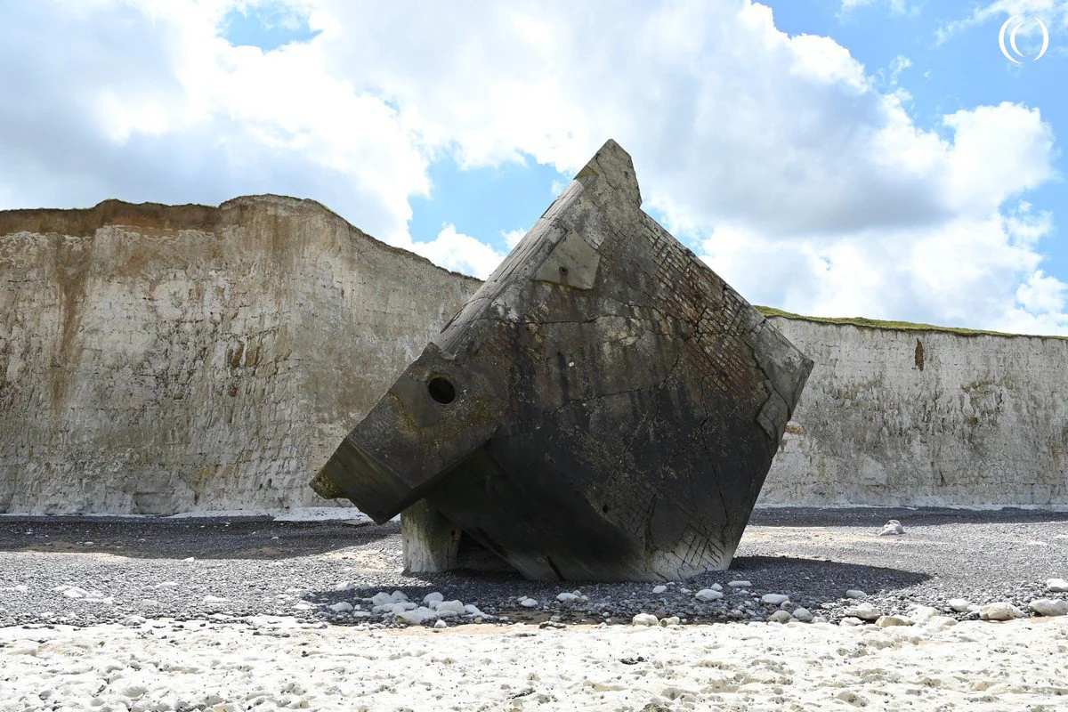 Coastal Batterie Hess Regelbau 622 Doppel Gruppenunterstand - Dieppe Raid - Sainte-Marguerite-sur-Mer, France