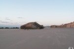 Atlantic Wall bunkers on the Wissant beach, Nord-Pas-de-Calais - France