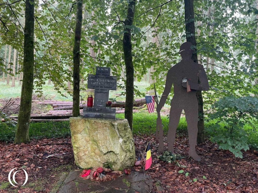1st Lt. Eric Fisher Wood Jr Memorial - Amel, Belgium