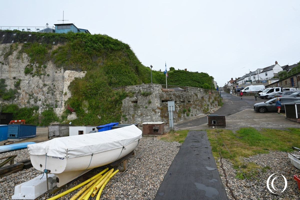 Pillbox at Beer seafront - Beer, United Kingdom