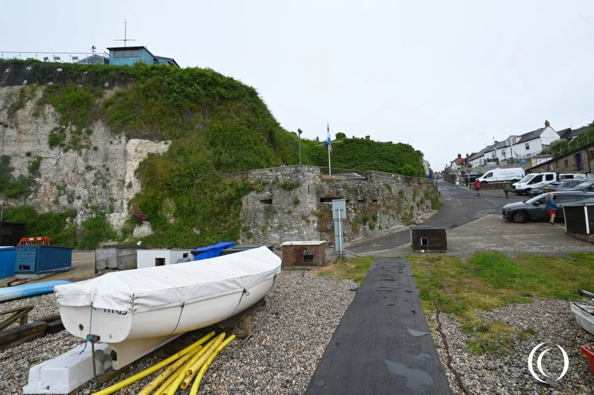 Pillbox at Beer seafront - Beer, United Kingdom