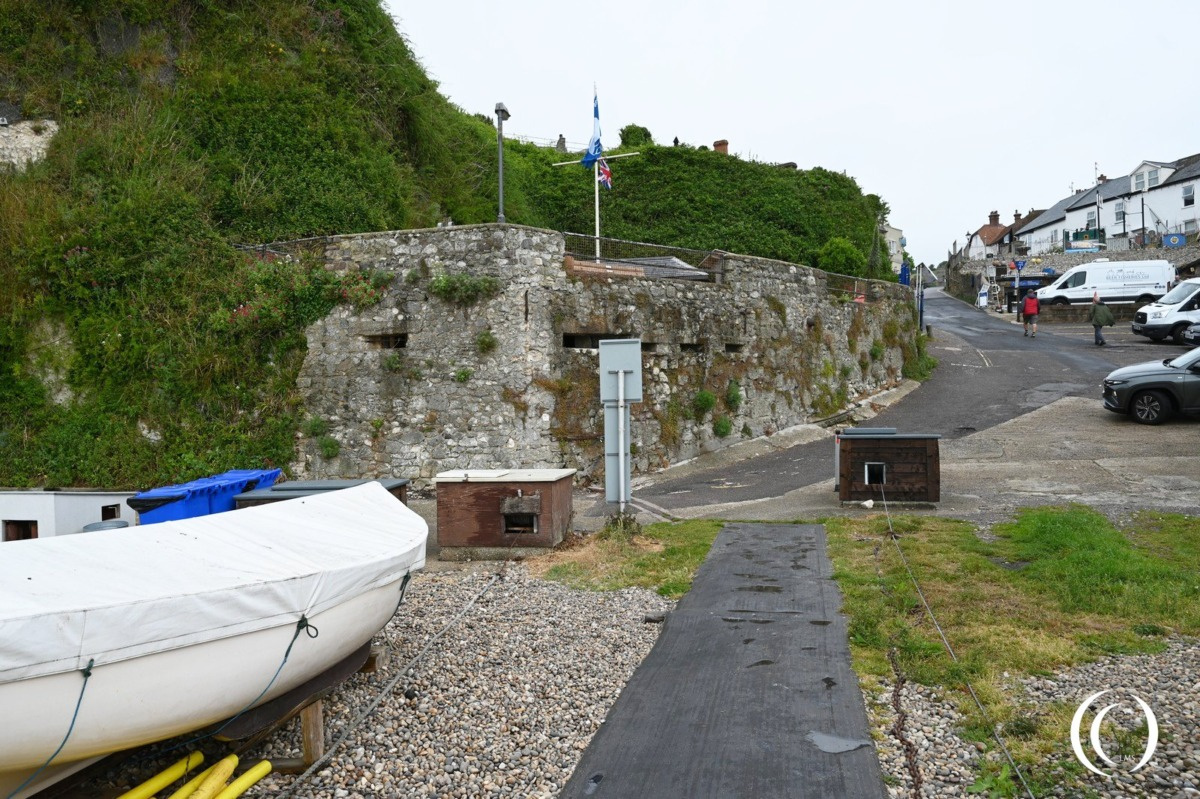 Pillbox at Beer seafront - Beer, United Kingdom