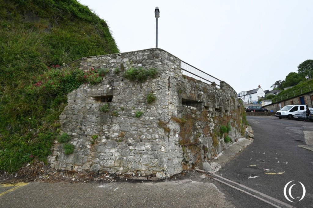 Non-standard pillbox at the Beer seafront – Beer, United Kingdom