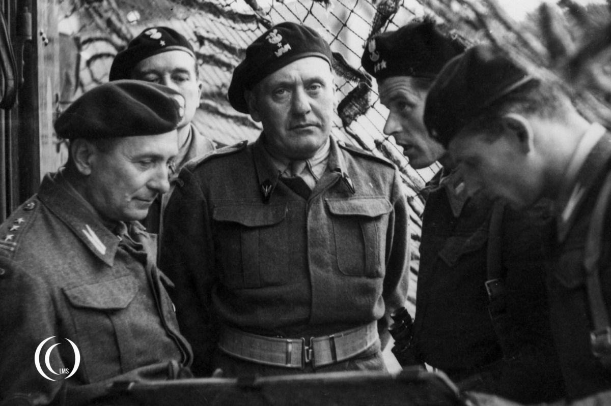 Gen. Stanisław Maczek and officers