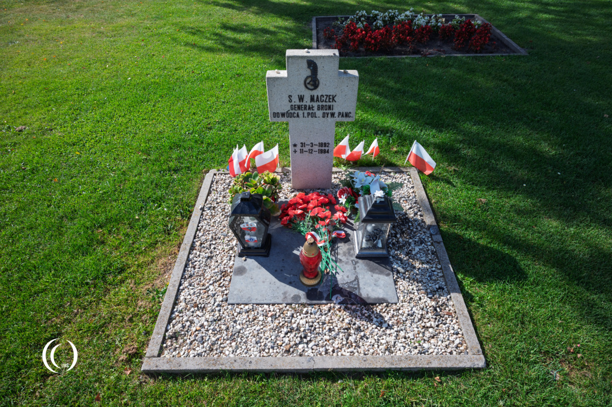 Grave stone of General Stanislaw Maczek