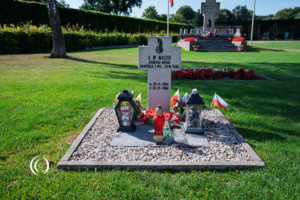 The Grave of General Stanisław Wladysław Maczek at the Polish War Cemetery in Breda, The Netherlands