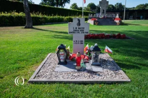 The Grave of General Stanisław Wladysław Maczek at the Polish War Cemetery in Breda, The Netherlands