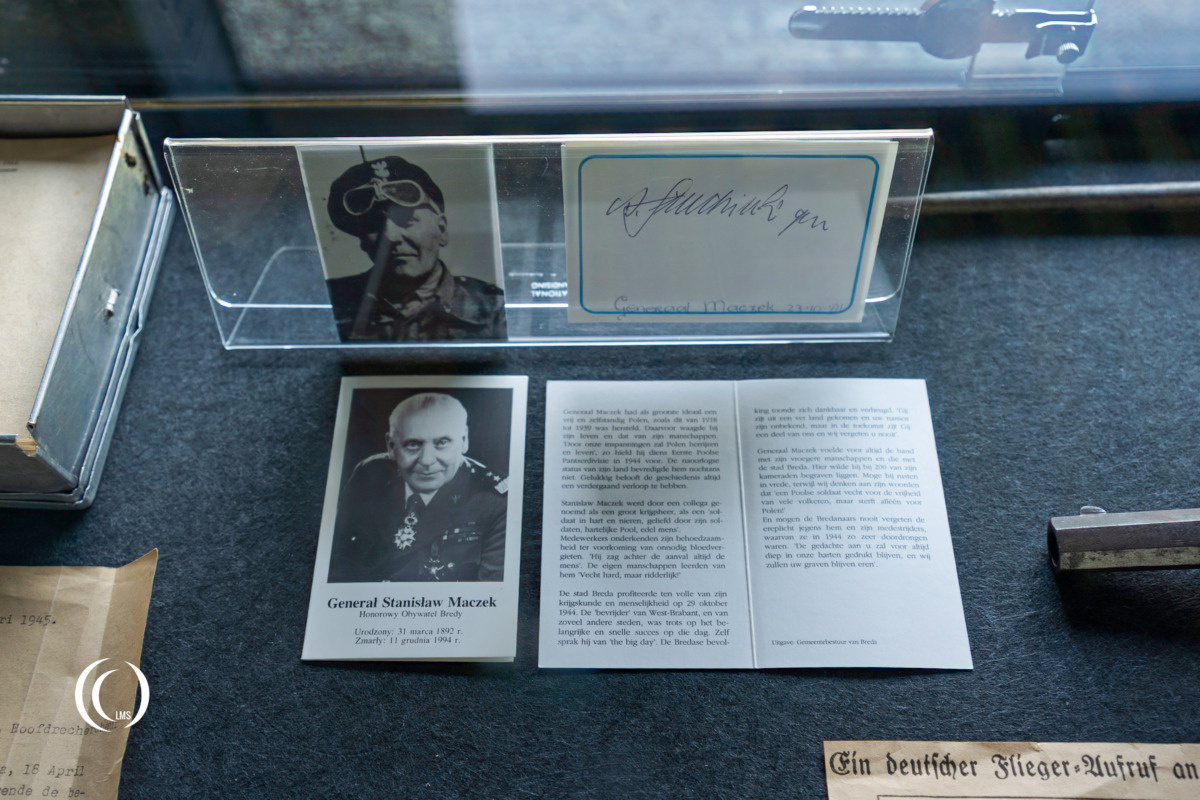 Memorial Card of General Maczek
