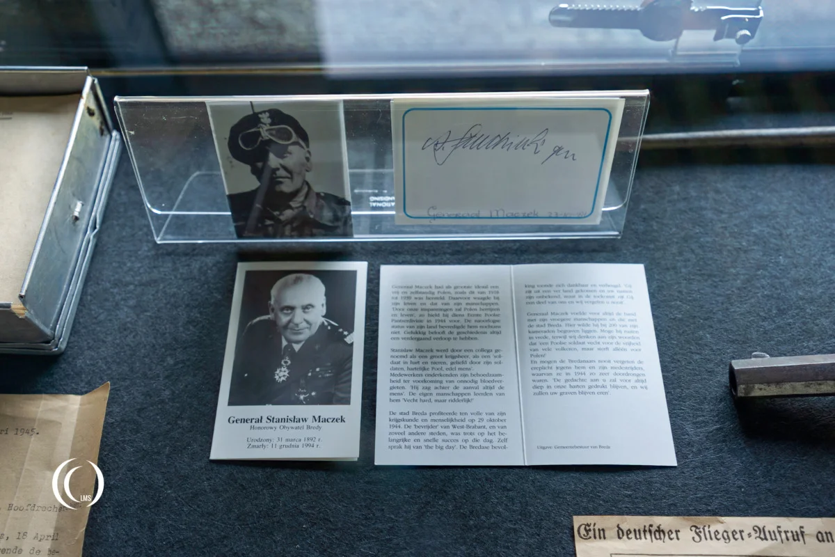 Memorial Card of General Maczek