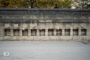 Memorial plaques for 10 victims, fallen during the Liberation of Paris at the Place de la Concorde – Paris, France