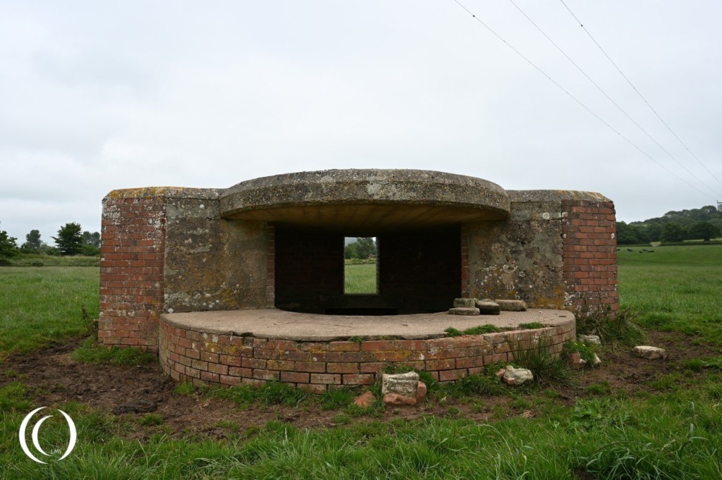 6-Pounder Anti-tank position on the Ax river, Axmouth - United Kingdom