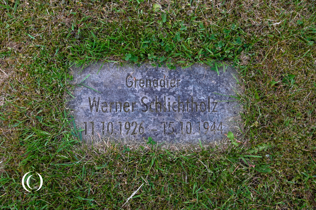 Gravestone at German War Cemetery Donsbrügger Heide, Kleve, Germany