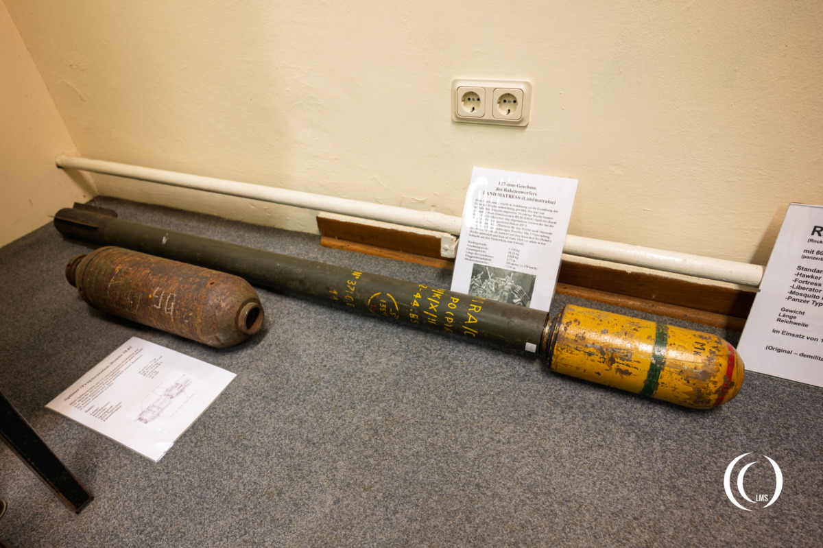 M82 cluster bomb and Land Mattrass rocket