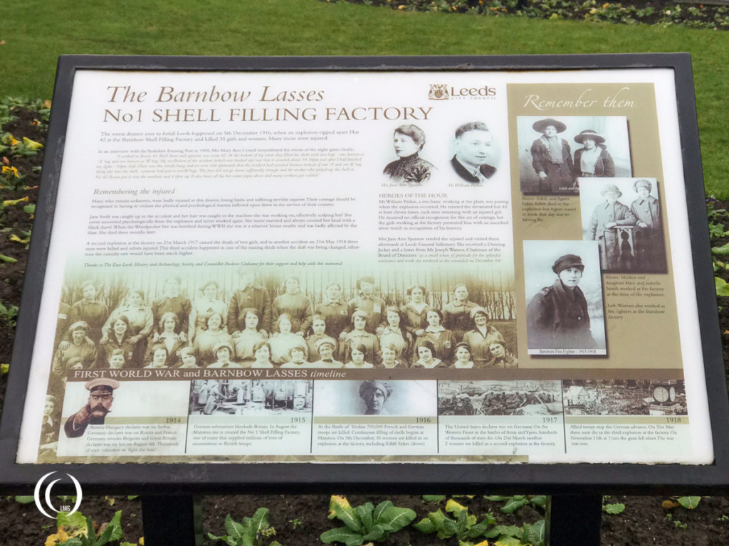 The Barnbow Lasses Memorial – Leeds, United Kingdom | LandmarkScout