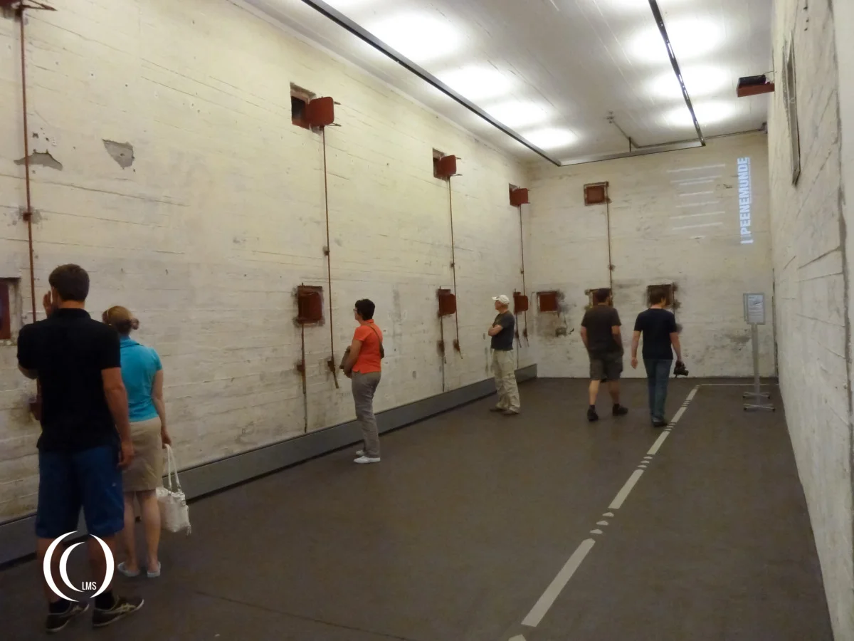 Interior of the Bunkerwarte air raid shelter and control room Peenemunde