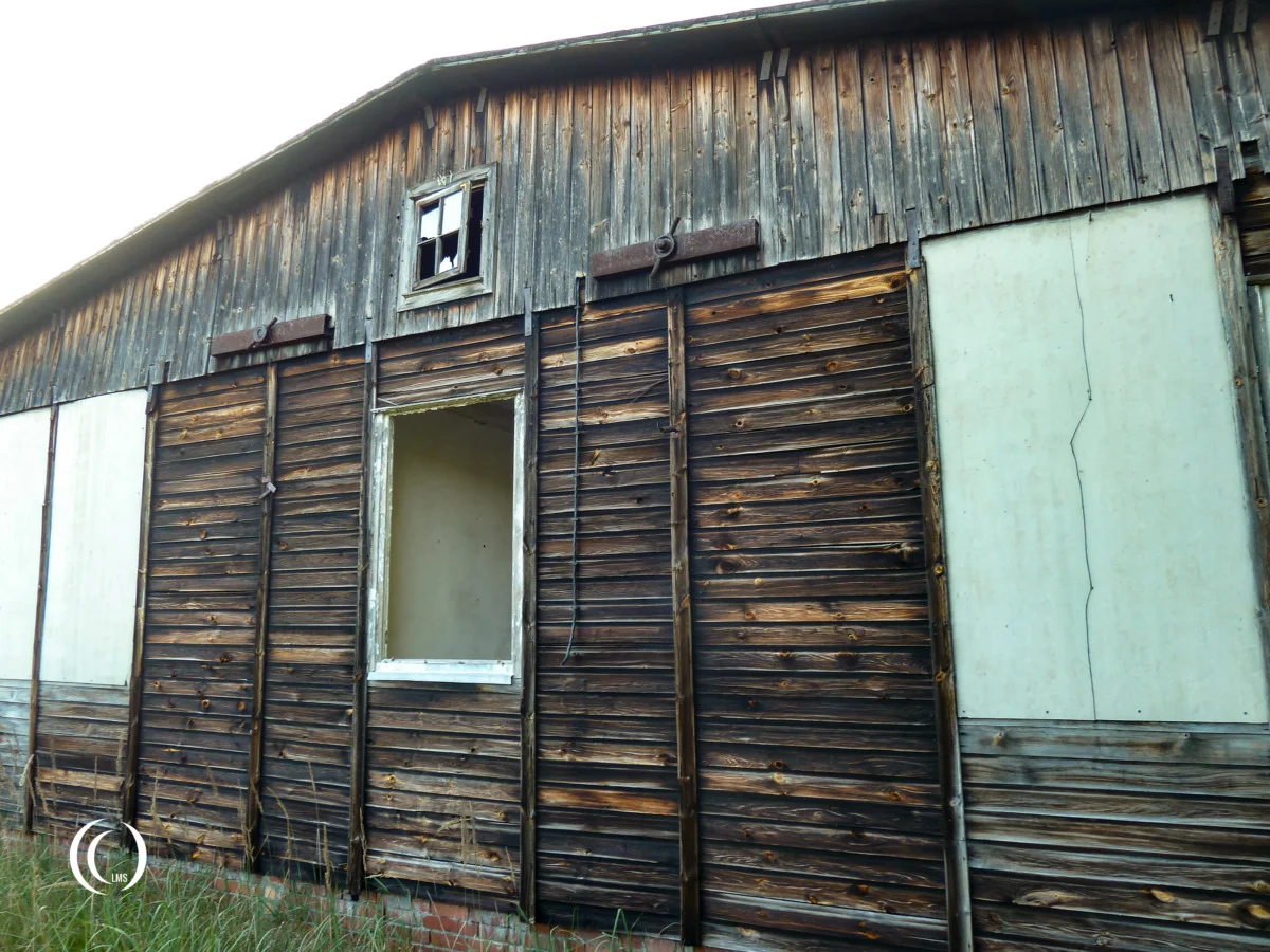 Detail of barrack at Versuchskommando Nord Lager - Peenemünde, Usedom, Germany