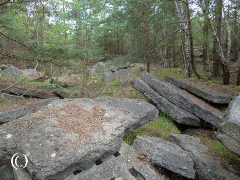 Remains of the former Fertigungshalle Peenemunde, Usedom, Germany
