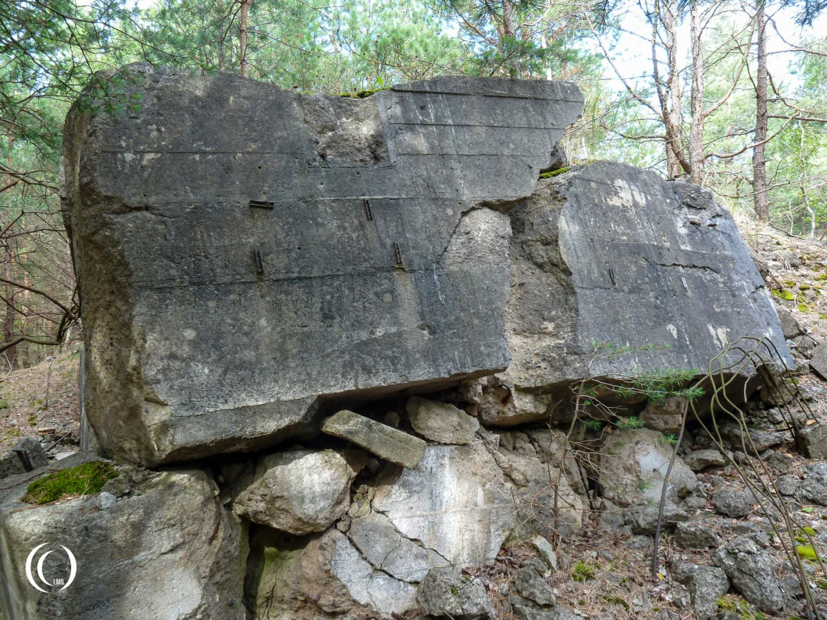 Remains of the former Fertigungshalle Peenemunde, Usedom, Germany