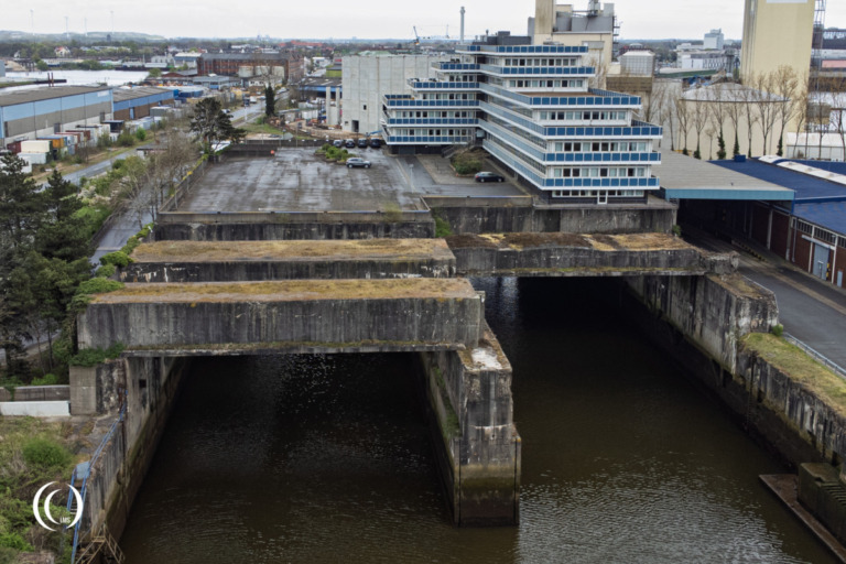 U-boat Bunker Hornisse in Bremen, Germany