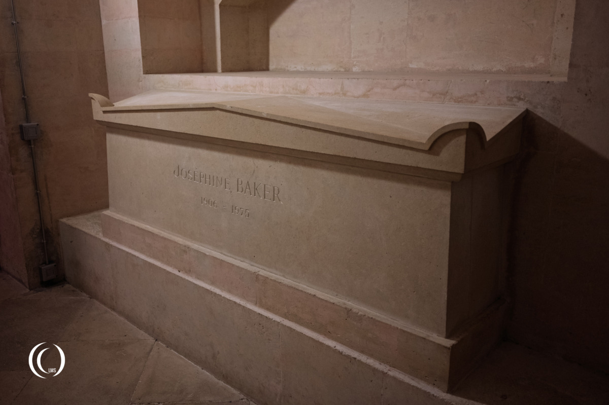 Cenotaph of Joséphine Baker in the Pantheon in Paris