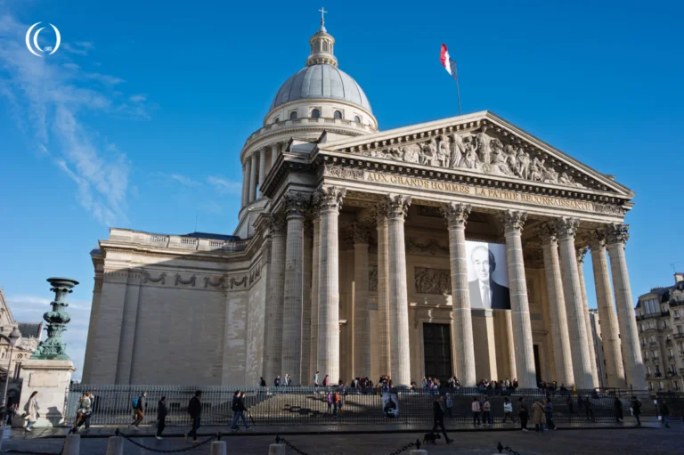 Facade of the Panthéon in Paris