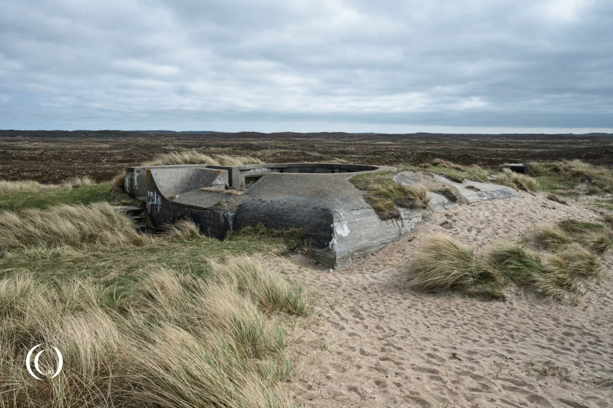 Fl 242 FlaK anti-aircraft emplacement at Marine Küstenbatterie Hanstholm I in Denmark