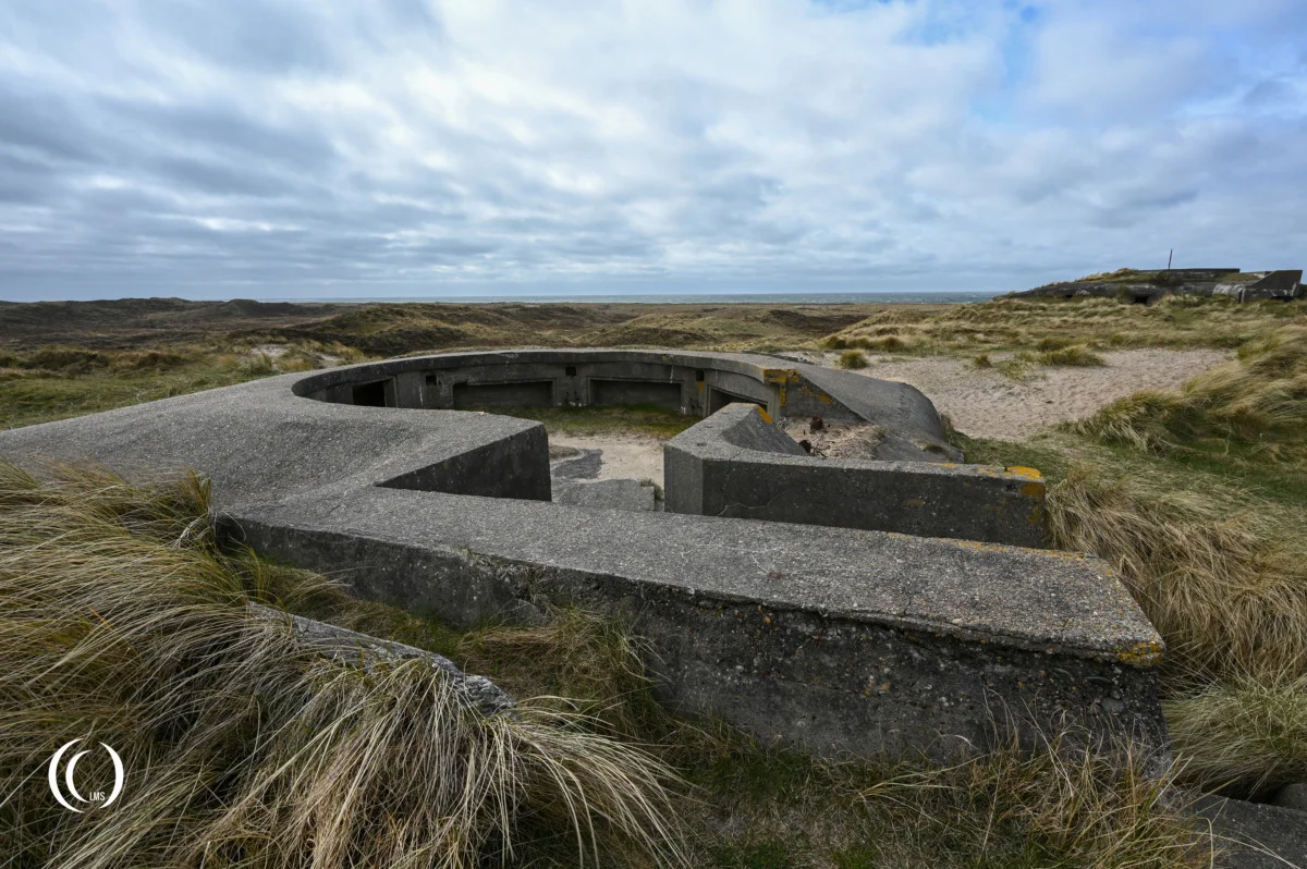 Fl 242 FlaK anti-aircraft emplacement at Marine Küstenbatterie Hanstholm I in Denmark