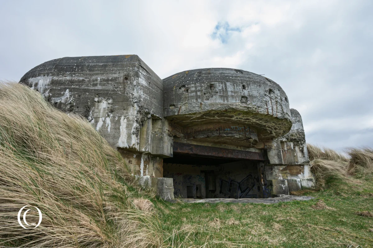 M 270 gun casemate of Marine Küstenbatterie Hanstholm I in Denmark