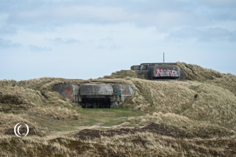M 270 gun casemate and M 162a fire control of Marine Küstenbatterie Hanstholm I in Denmark