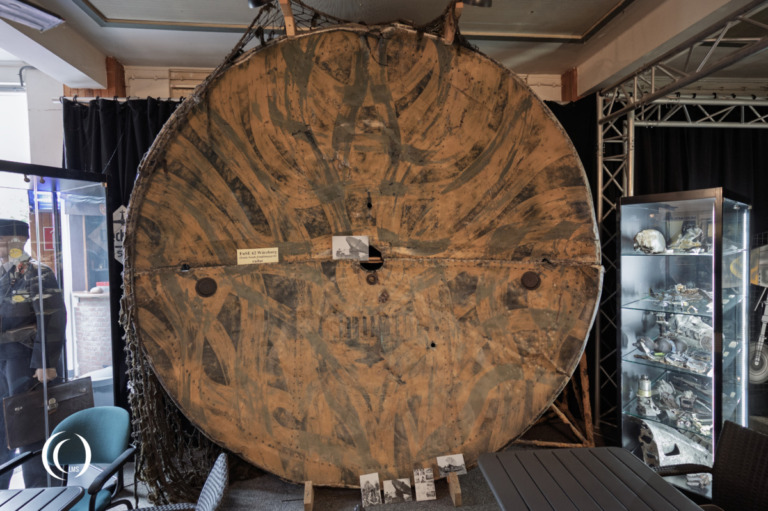 FMG-39T / FuSE 62 Würzburg radar dish at Deelen Air Base Museum, Netherlands