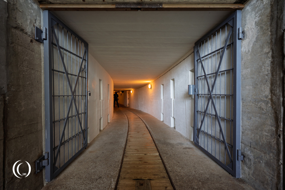 Battery Hanstholm II Geschütz 3 bunker ammunition train entrance