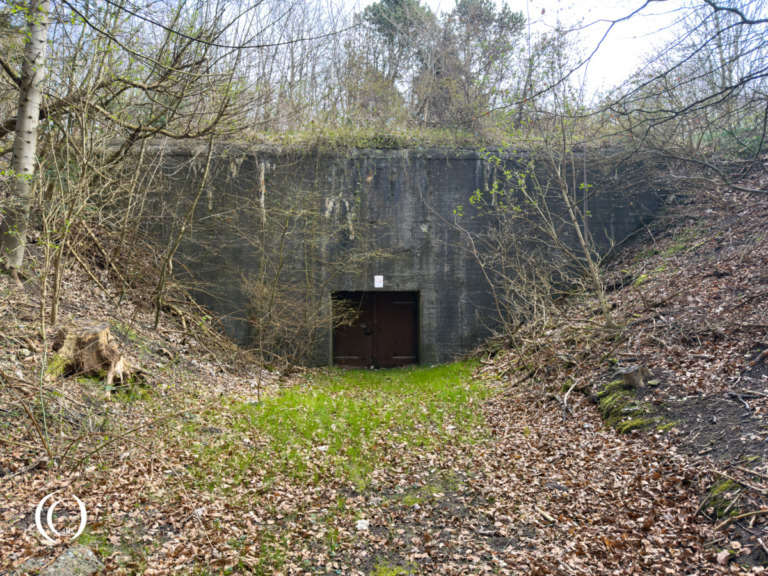 Type S 468 ammunition storage bunker of Coastal Battery Hanstholm II in Denmark