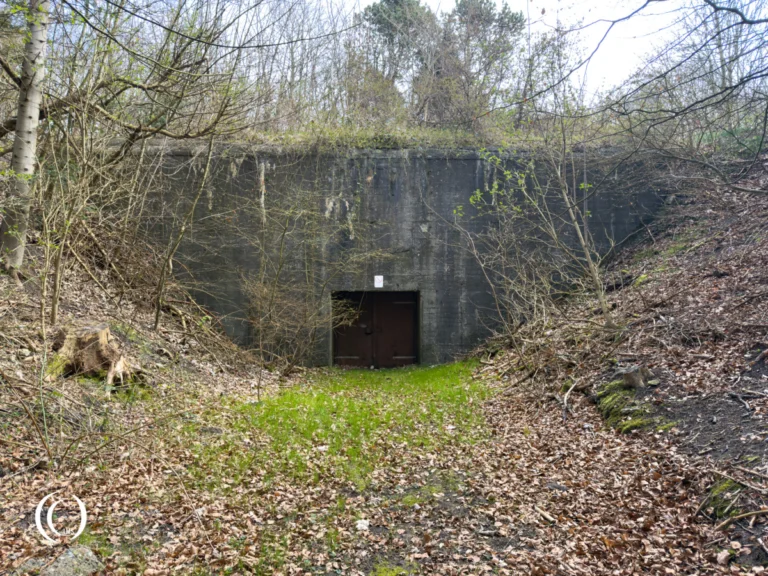 Type S 468 ammunition storage bunker of Coastal Battery Hanstholm II in Denmark