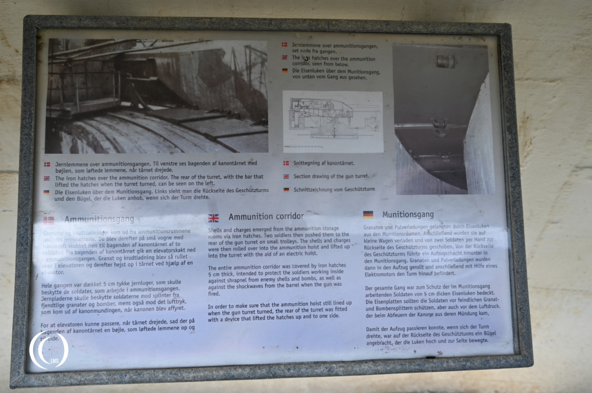 Information sign at Bunker Museum Hanstholm-