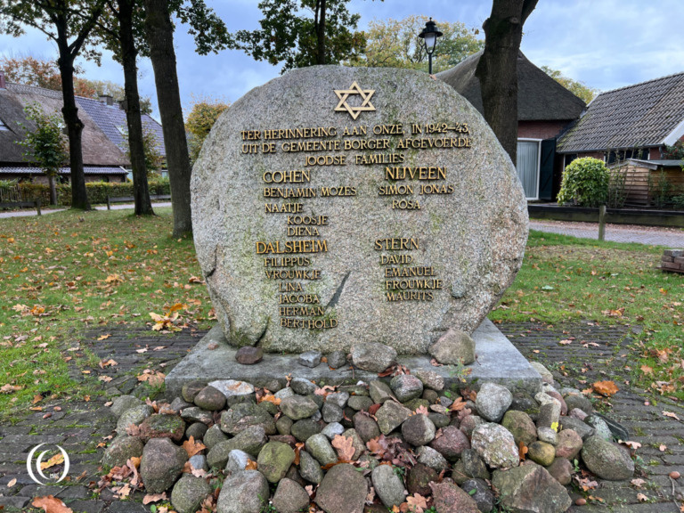 Jewish Monument in Borger, the Netherlands